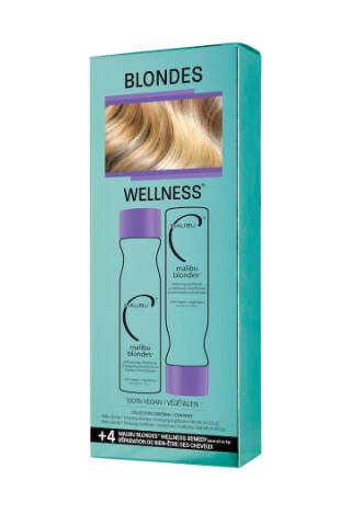 Malibu Blondes Enhancing Collection šampon 266 ml + kondicionér 266 ml + wellness sáčky 4 kusy