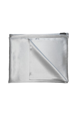 Pongee Pillow Case Silver 65x50 cm