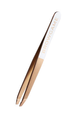 Browgame Prestige Tweezer Slanted Rose Gold