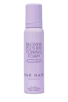 NAK Signature Blonde Plus 10V Toning Foam 100 g