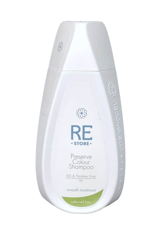 Nanokeratin System Restore-Preserve šampon na barvené vlasy 320 ml