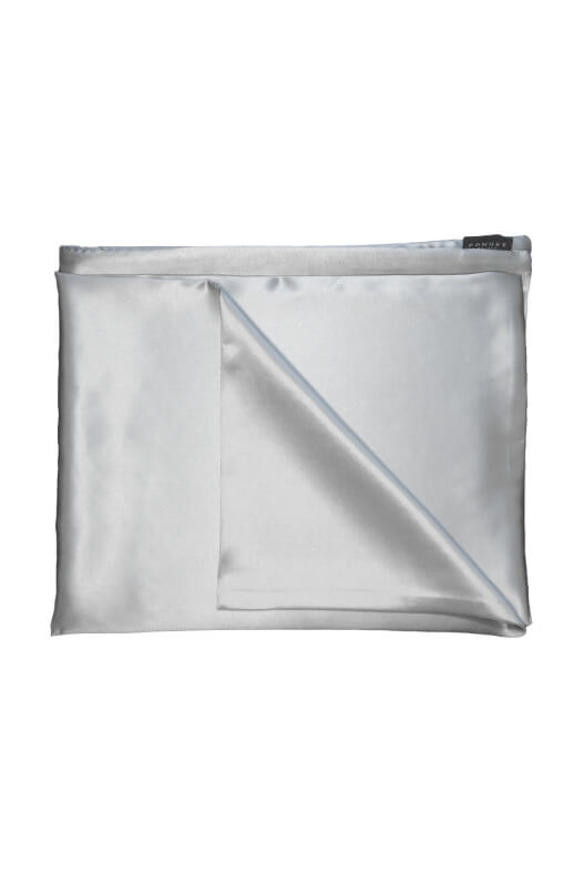 Pongee Pillow Case Silver 65x50 cm