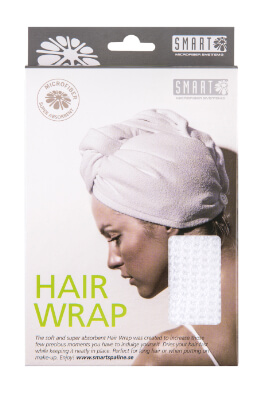 Smart SPA Vlasový Turban Waffle Bílý